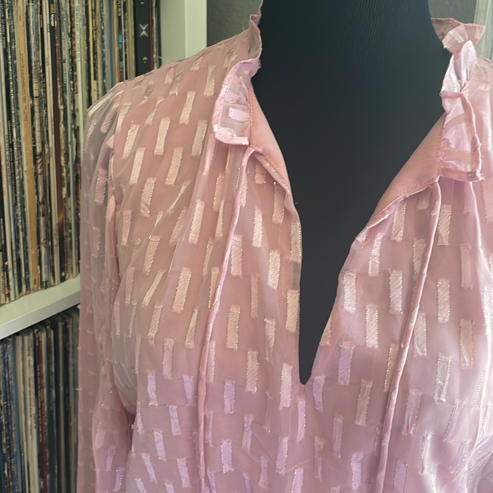 Pink Ruffle Dress, L - Picture 2 of 5